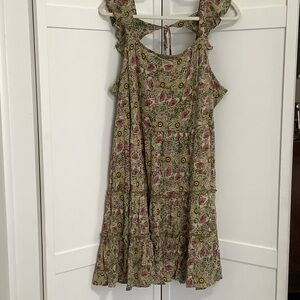 Maurices Green Floral Dress